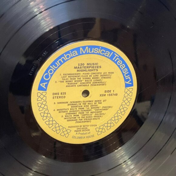 120 Music Masterpieces Highlights (Vinyl, 1971, 2x LP) Columbia House DMS 835-83 - Picture 7 of 12